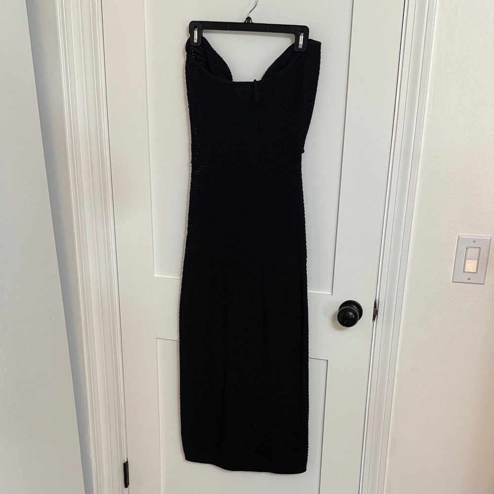 Reformation Elegant Black Knit Dress - Picture 7 of 7